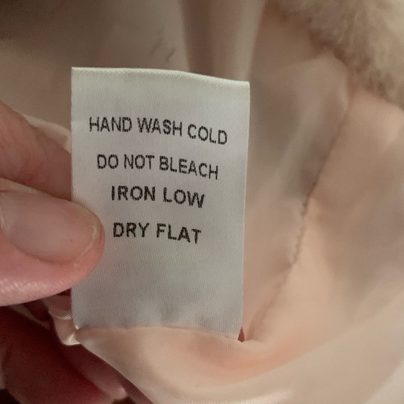 Mable Faux Fur Pale Pink Button Front Women’s Small/Medium Comfy Cozy Jacket - Picture 8 of 8